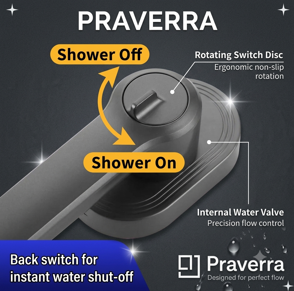 Praverra 4 Flow Hand Shower view 3